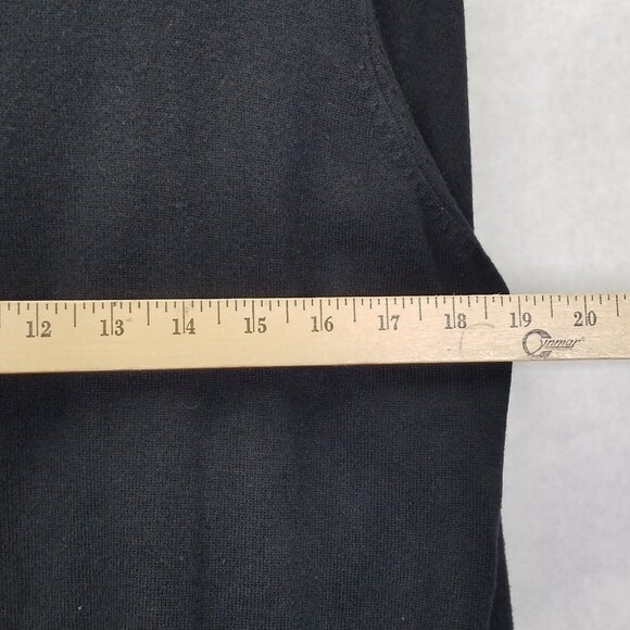 Too Fast Cardigan Womens XL Sugar Skull Bow Embroidery Button Stretch Knit Black - Picture 16 of 16